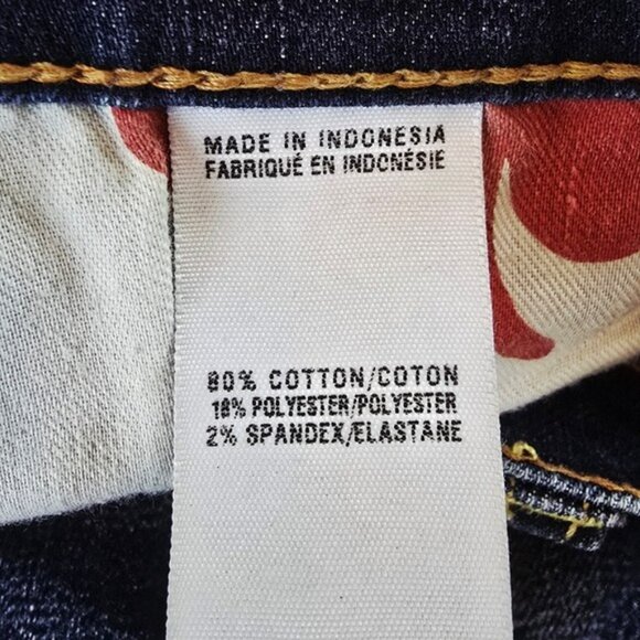 Lucky Brand Women's Skinny Jeans Size 10 30 Dark Blue Denim Lightweight Casual - Picture 13 of 14